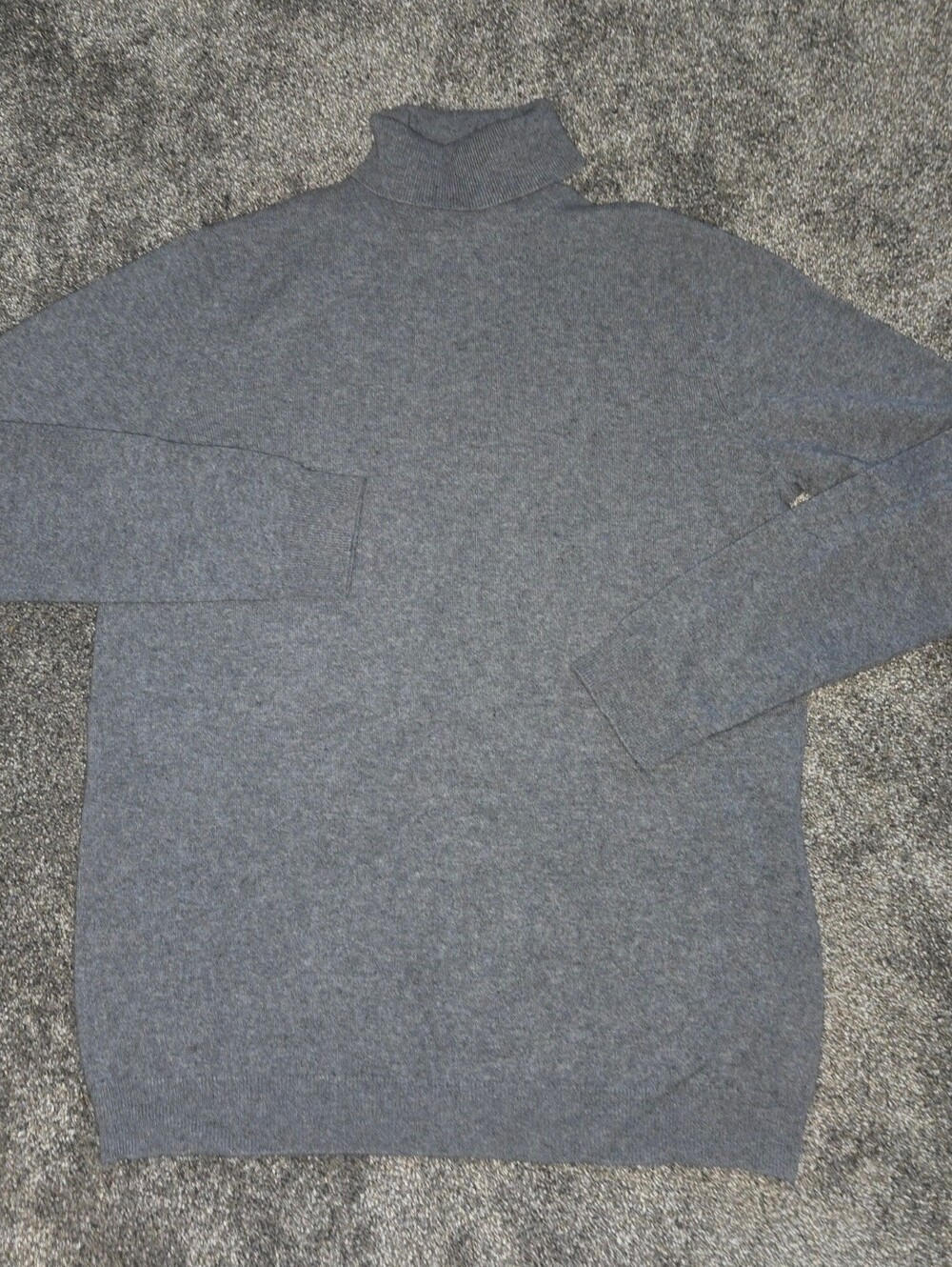 Marc Anthony Pure Cashmere Grey Turtleneck Sweater XLT